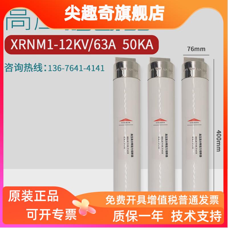 XRNM1-10-12KV/20A50A固定式高压熔断器限流熔断器管80A/63A/100A