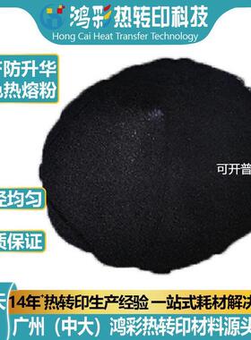 DTF防升华黑色热塑低温热熔粉0.2kg0.5kg1kg白墨烫画热熔胶粉