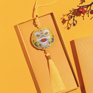 中秋节醒狮子香包福鹿国潮香囊挂饰随身汽车挂件文创礼物礼品饰品
