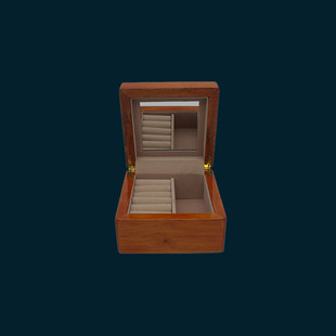 【曾楚漆器】首饰盒中国漆器湖北随州曾侯乙桃木檀木手工定制