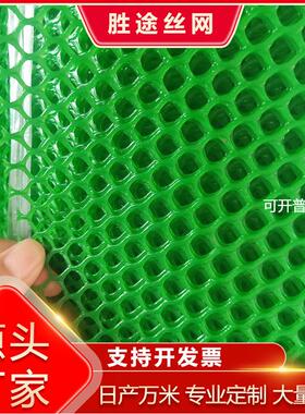绿色塑料平网塑料网片养鸭养鹅养鸡围栏网养殖网塑料胶网