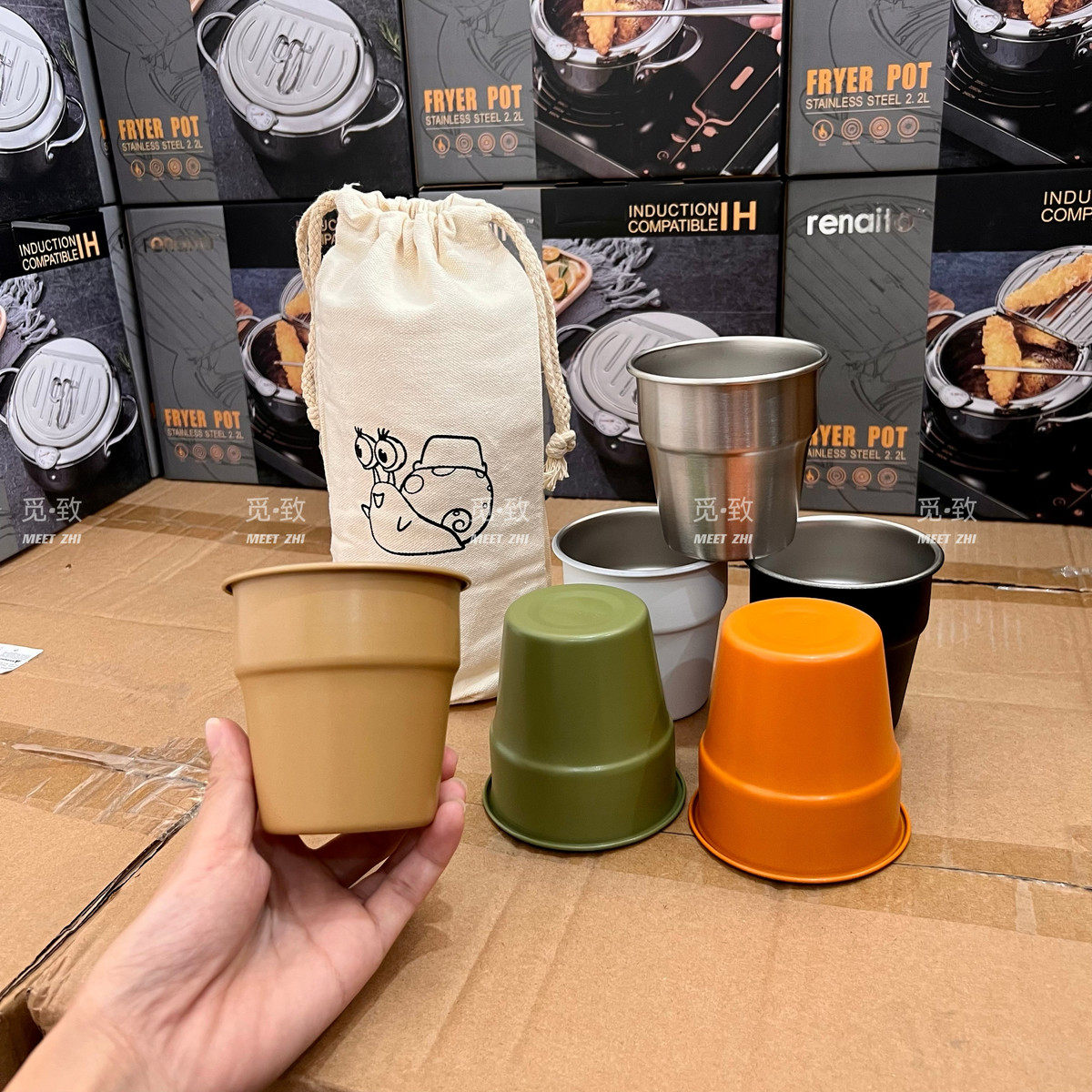 不锈钢杯子304户外水杯露营杯 啤酒杯旅行餐具套装便携茶杯,户外/登山/野营/旅行用品,水杯,淘宝优惠券,粉丝福利购,淘宝优惠卷