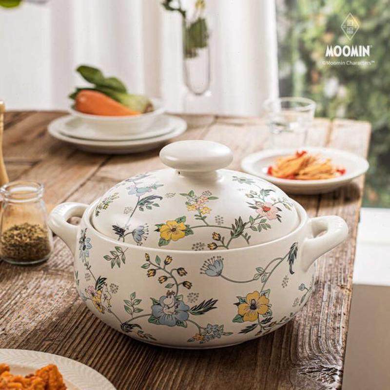 姆明砂锅汤锅土锅耐高温陶瓷炖锅火锅电陶炉专用锅煲仔饭煲粥石锅