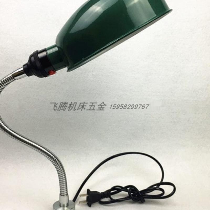 24V车床36V灯工作灯软管机床灯椭罩架包邮磁性工作灯圆强磁灯绿色