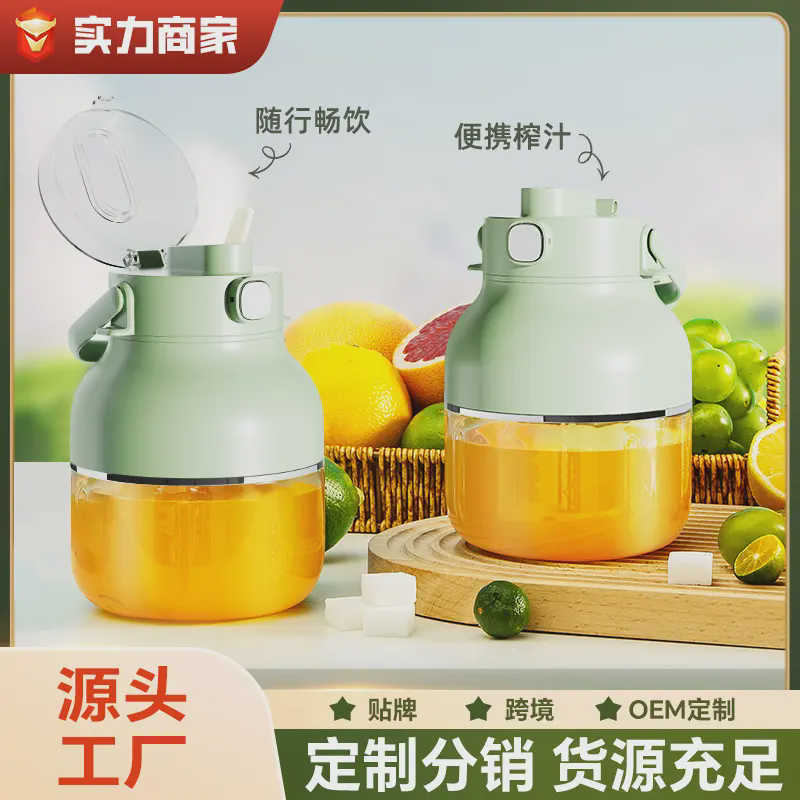 2024新款榨汁机榨汁杯吨吨杯式多功能家用智能水果电动榨汁机70W