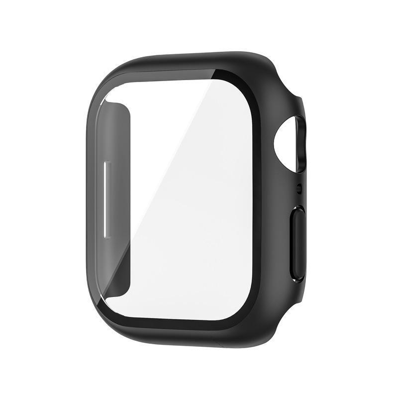 适用apple watch7代苹果手表保护壳 iwatch7 PC+钢化手表保护套