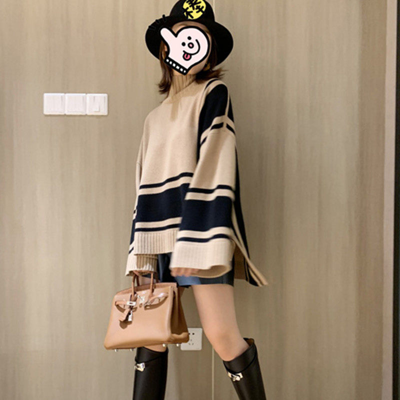 太好看了！显瘦的大廓形~~！！衫女落肩长袖直筒袖毛衣厚,女装/女士精品,羊绒衫,淘宝优惠券,粉丝福利购,淘宝优惠卷