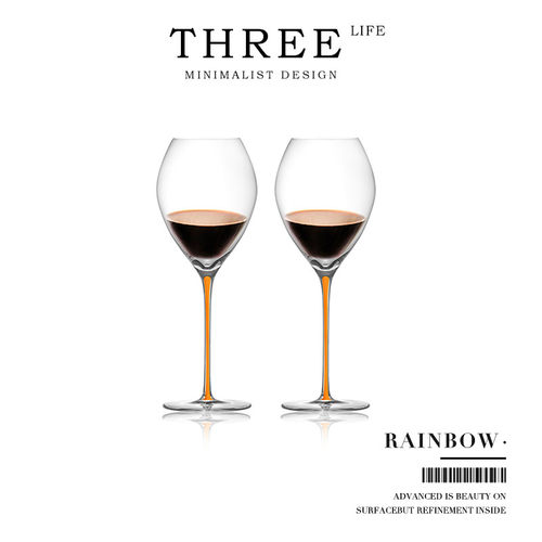 Tlife·Rainbow·酒具大泡泡红酒杯白葡萄酒杯香槟杯手工 | 彩虹