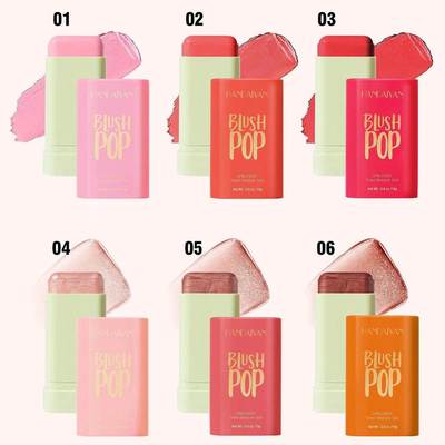 Cheek Bronzer Face Rouge Blusher Cream Natural High Color Re