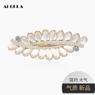 哎奇啦头饰发夹后脑勺大夹子夹头发高级感气质女士一字扣发卡发饰