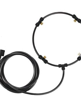 HD25海景黑色白色低压降温喷雾环风扇用12”16“18