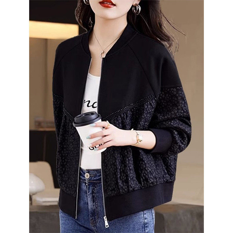 女士棒球服短时尚洋气春秋季2025年新款爆款大码胖mm显瘦