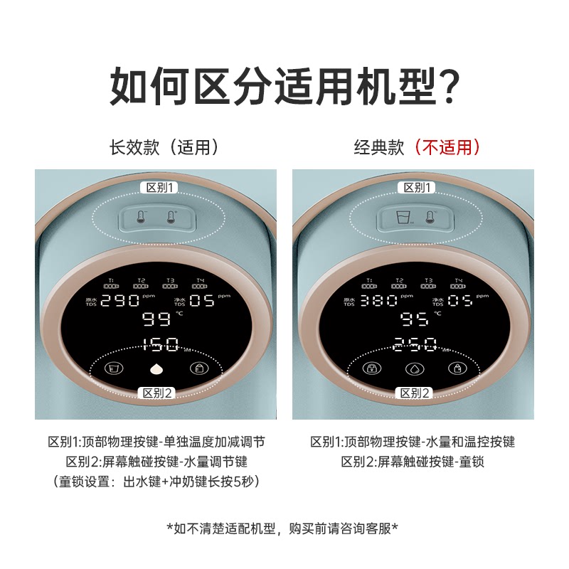 爱贝源R3净水机原装替换滤芯升级长效款ro反渗透净水器阻垢活性炭