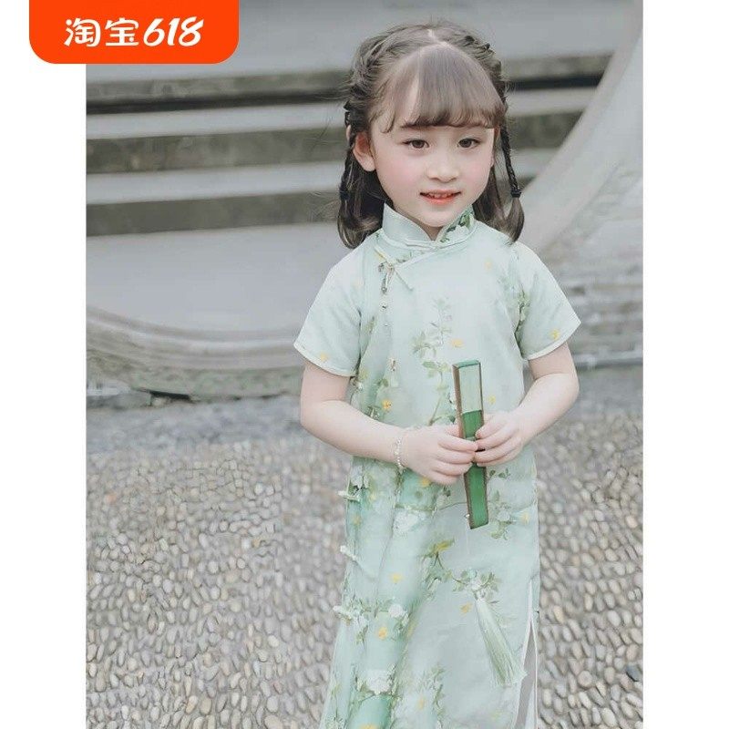 梨花香儿童夏民国风女宝中国风新中式轻薄,童装/婴儿装/亲子装,汉服,淘宝优惠券,粉丝福利购,淘宝优惠卷