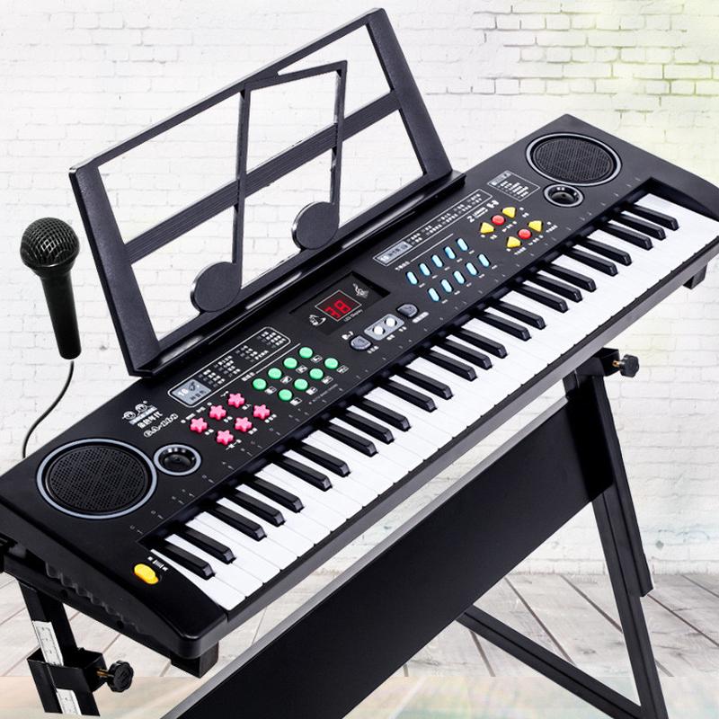 热卖多功能61键儿童电子琴74cm音乐玩具宝宝钢琴赠送品XQ168