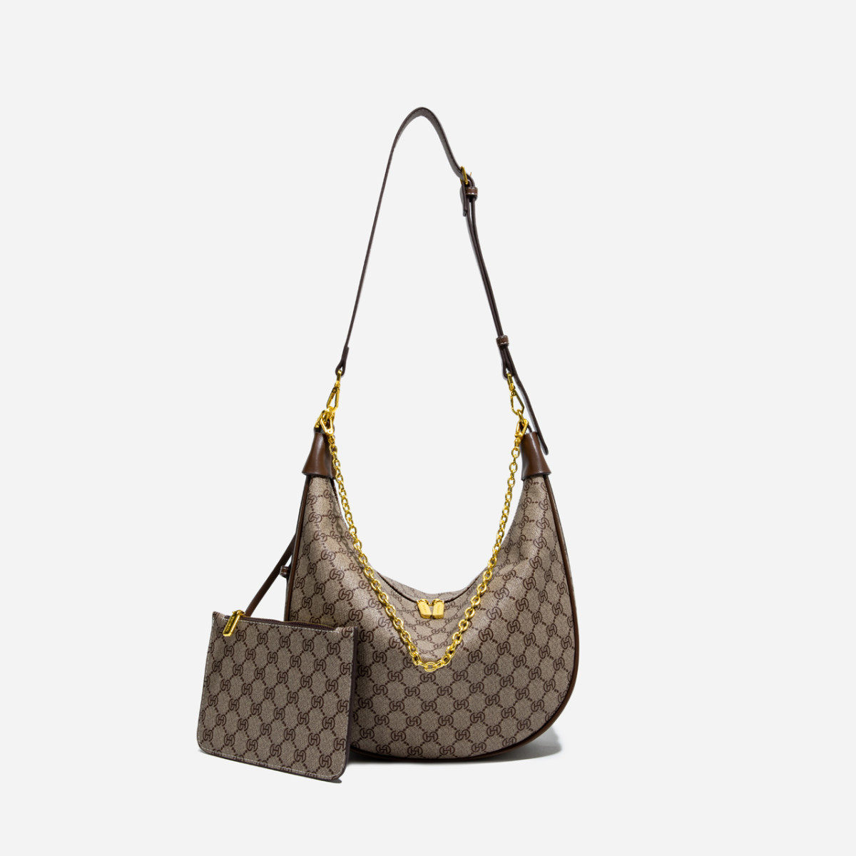 今年流行爆款包包女式2025新款春季老花链条腋下包百搭单肩斜挎包,箱包皮具/热销女包/男包,腋下包,淘宝优惠券,粉丝福利购,淘宝优惠卷