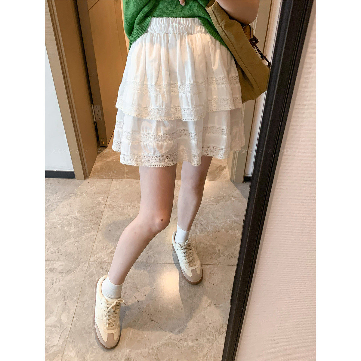 爱情魔鬼鱼 白色松紧腰休闲阔腿女2025夏季新款显瘦裙裤,女装/女士精品,休闲裤,淘宝优惠券,粉丝福利购,淘宝优惠卷