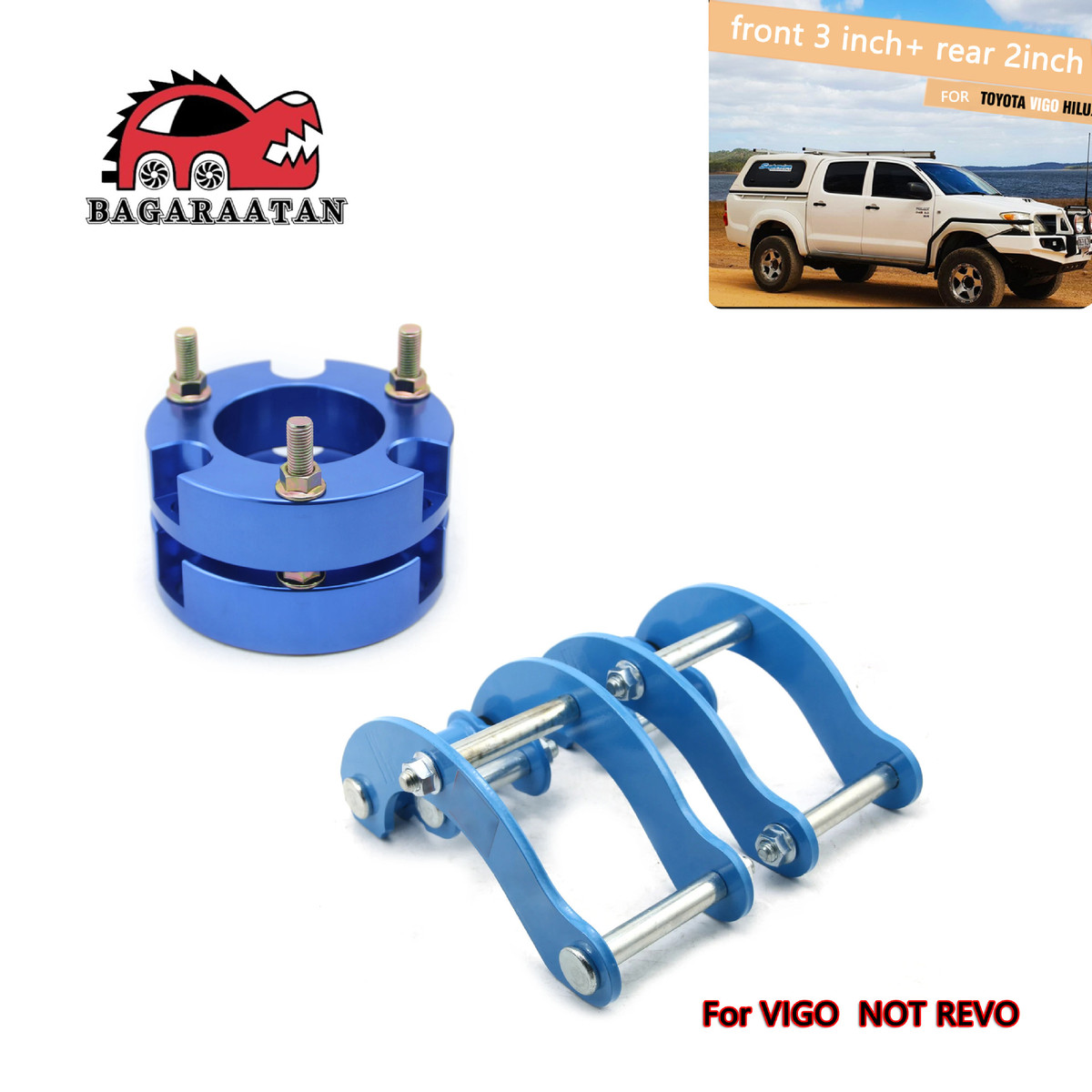 改装皮卡提升套件适用Hilux Vigo 2005-2014  3inch76mm& 2