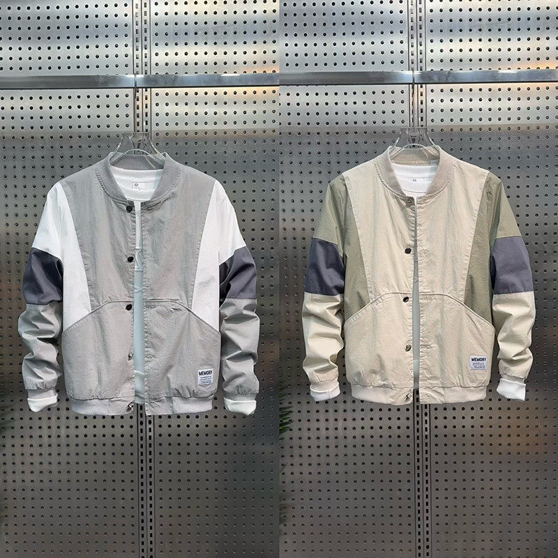 115春款男士棒球领男春季棒球服撞色男时尚,男装,夹克,淘宝优惠券,粉丝福利购,淘宝优惠卷