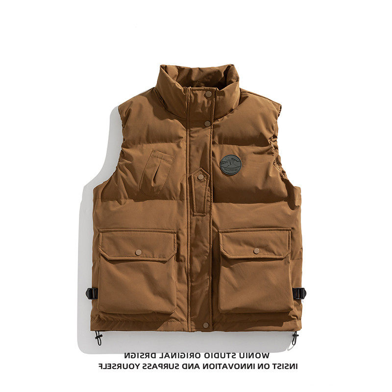 日系工装棉服马甲男秋冬加厚坎肩保暖潮休闲,男装,常规马甲,淘宝优惠券,粉丝福利购,淘宝优惠卷