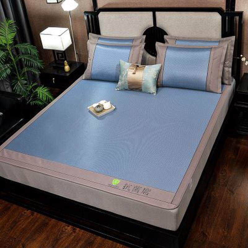 2023抗菌凉席冰丝席床笠款可水洗机洗席子床垫冬夏两用米五定制1,床上用品,冰丝席,淘宝优惠券,粉丝福利购,淘宝优惠卷