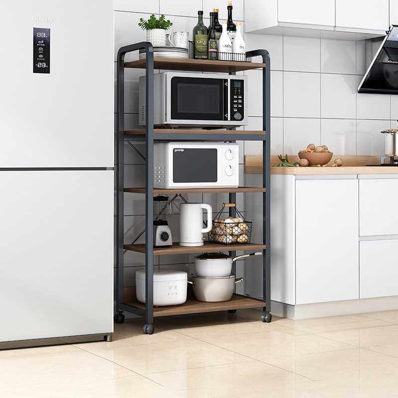 厨房置物架滚轮落地多层杂物架用货架烤箱微波炉整理收纳储物架,厨房/烹饪用具,微波炉置物架,淘宝优惠券,粉丝福利购,淘宝优惠卷