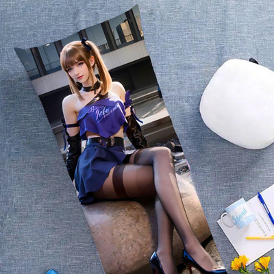 穿越火线cf关小雨等身抱枕学生宿舍卧室抱枕cos性感天使百变黑丝