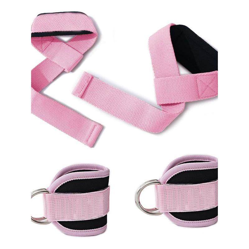 龙门架练腿练臀力量健身助力带脚环绑腿扣脚踝绑带拉力绳配件套装,运动/瑜伽/健身/球迷用品,运动护踝,淘宝优惠券,粉丝福利购,淘宝优惠卷