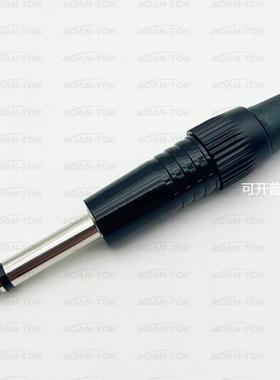 黑色壳镀镍6.35单声道音频插头6.5大二芯话筒调音台麦克风接头