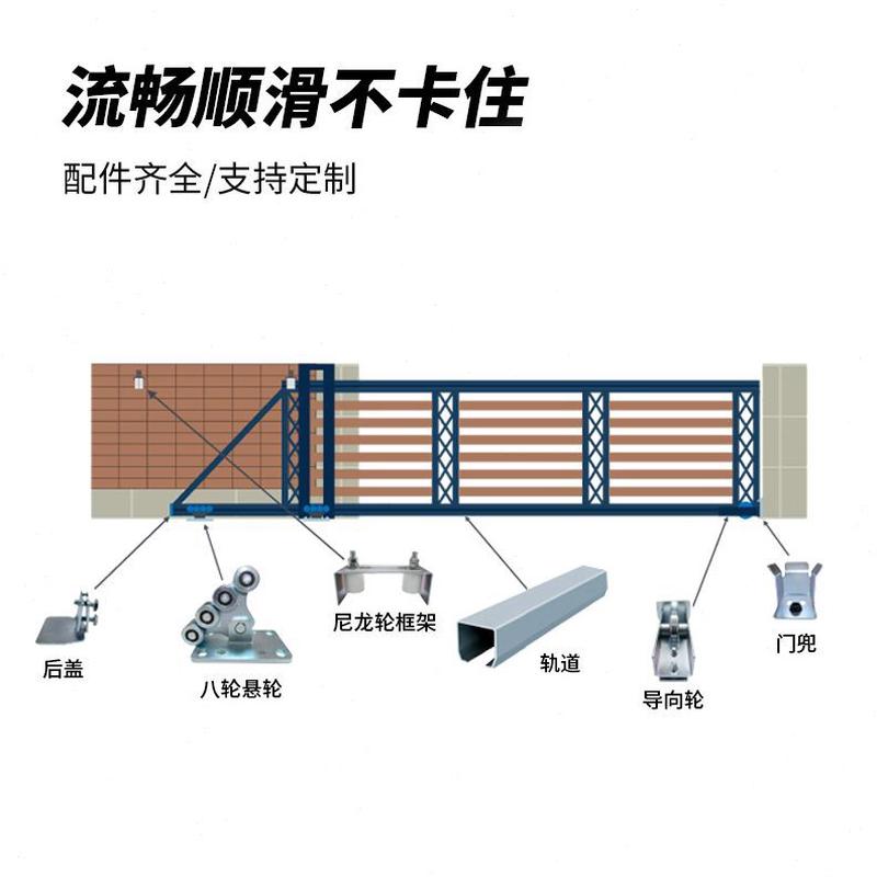 上厂房门悬浮滑轮吊轮折叠承重槽轮定制工业移门重型轨道滚轮