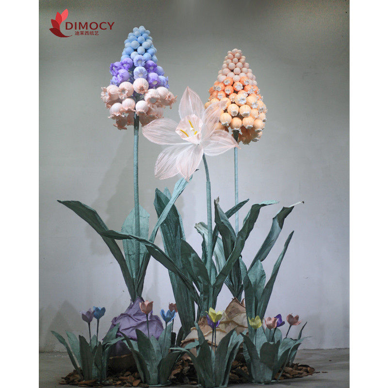 商场纸艺美陈道具店铺橱窗装饰婚礼场景布置活动展览布置球根风信,节庆用品/礼品,婚庆绢花,淘宝优惠券,粉丝福利购,淘宝优惠卷