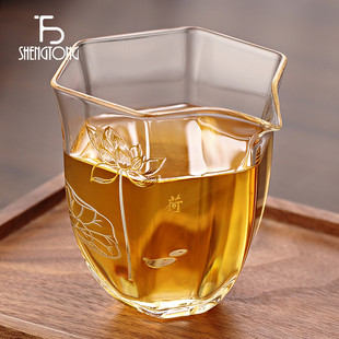 公道杯加厚玻璃公杯用高档分茶杯功夫泡茶茶具套装茶海主人杯