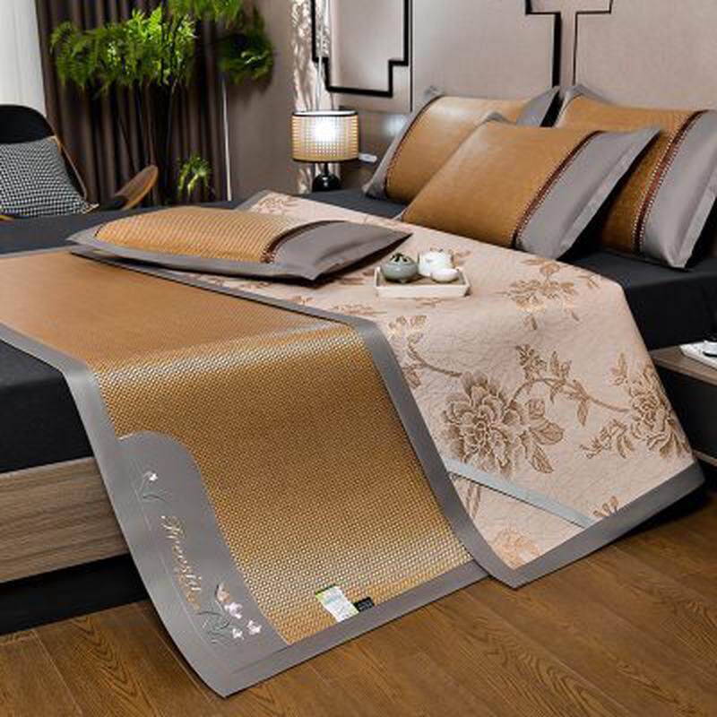 加粗双面藤席冰丝凉席床垫定制尺寸腾席子可折叠冬夏两用老式草席,床上用品,藤席,淘宝优惠券,粉丝福利购,淘宝优惠卷