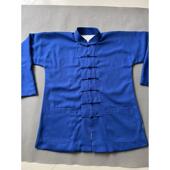 春秋新款 手工盘扣卡丹皇居士禅修定 连肩袖 男老式 传统服装