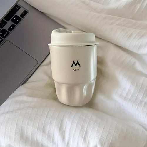 MStand咖啡杯U316不锈钢水杯网红直饮杯时尚高雅保温杯随行马克杯
