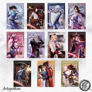 芦亭文化Artepolitan【官方授权】画江湖之不良人系列收藏卡