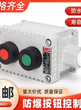 防爆按钮开关急停按钮BZA53-防爆控制按钮系列自锁防爆按钮旋钮盒