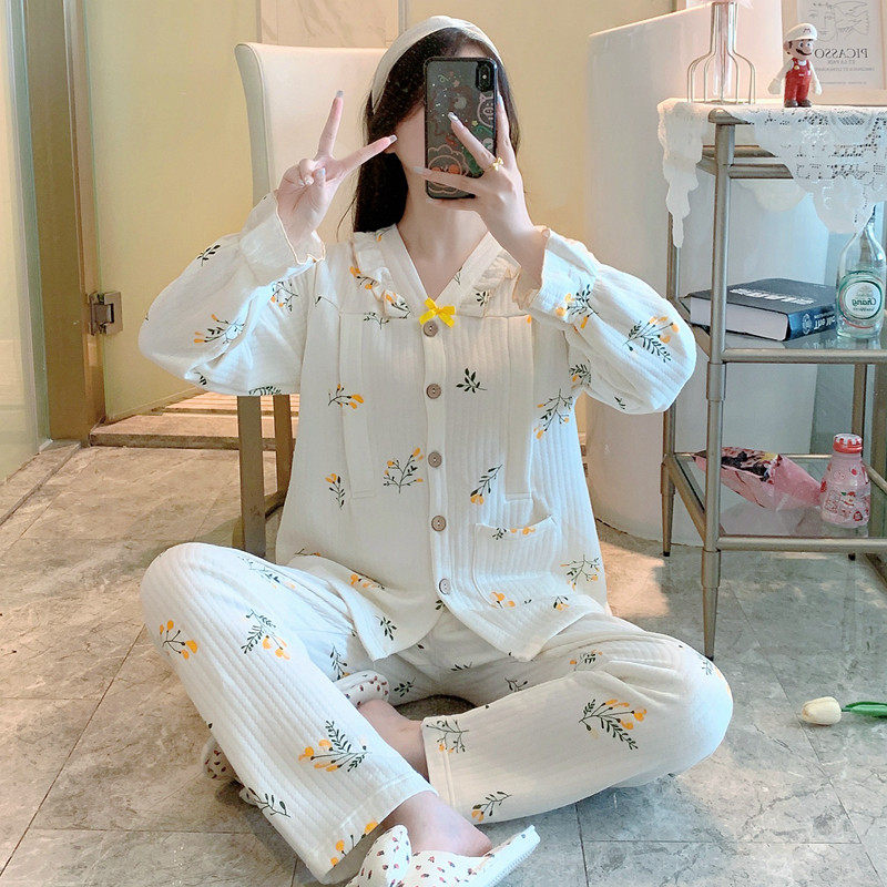 空气棉月子服秋冬季纯棉产后喂奶哺乳孕妇睡衣大码无领产妇居服,孕妇装/孕产妇用品/营养,家居服套装,淘宝优惠券,粉丝福利购,淘宝优惠卷