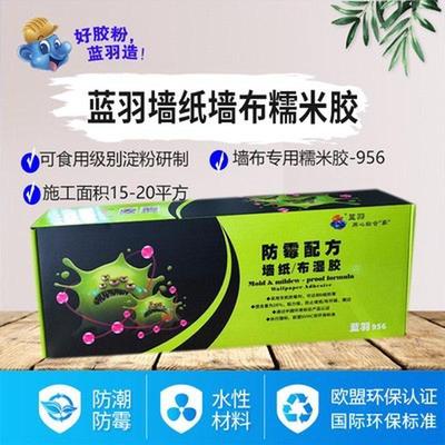 蓝羽胶水用贴墙纸墙布专用胶基膜壁纸破损修补胶套装