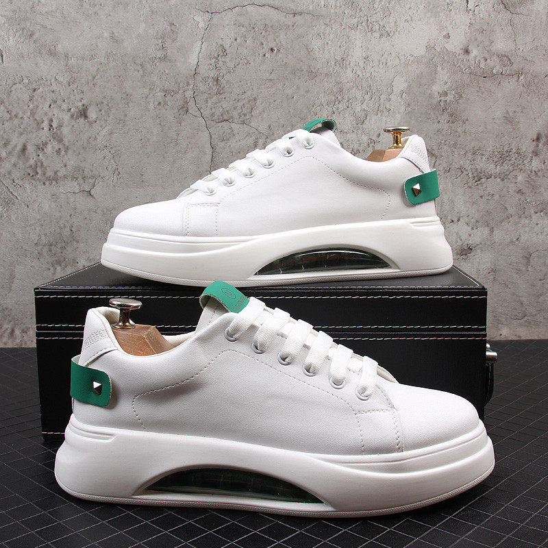 男士潮流百搭运动休闲鞋2024新款夏季厚底增高小白板鞋气垫潮男鞋,流行男鞋,休闲板鞋,淘宝优惠券,粉丝福利购,淘宝优惠卷