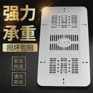 7卫生间蹲便器盖板蹲坑蹲厕盖子防臭器厕所家用蹲便池堵臭挡板通