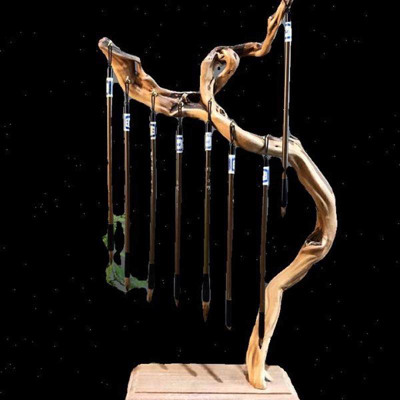 书房画舫毛笔架挂架毛笔挂文玩收藏文房用品笔筒笔具笔挂笔床笔帘,3C数码配件,数码收纳整理包,淘宝优惠券,粉丝福利购,淘宝优惠卷