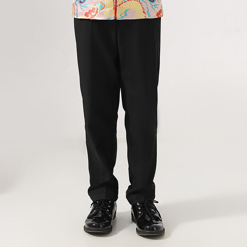 男童儿童西裤校服小学生校裤冬裤黑色长裤钢琴表裤