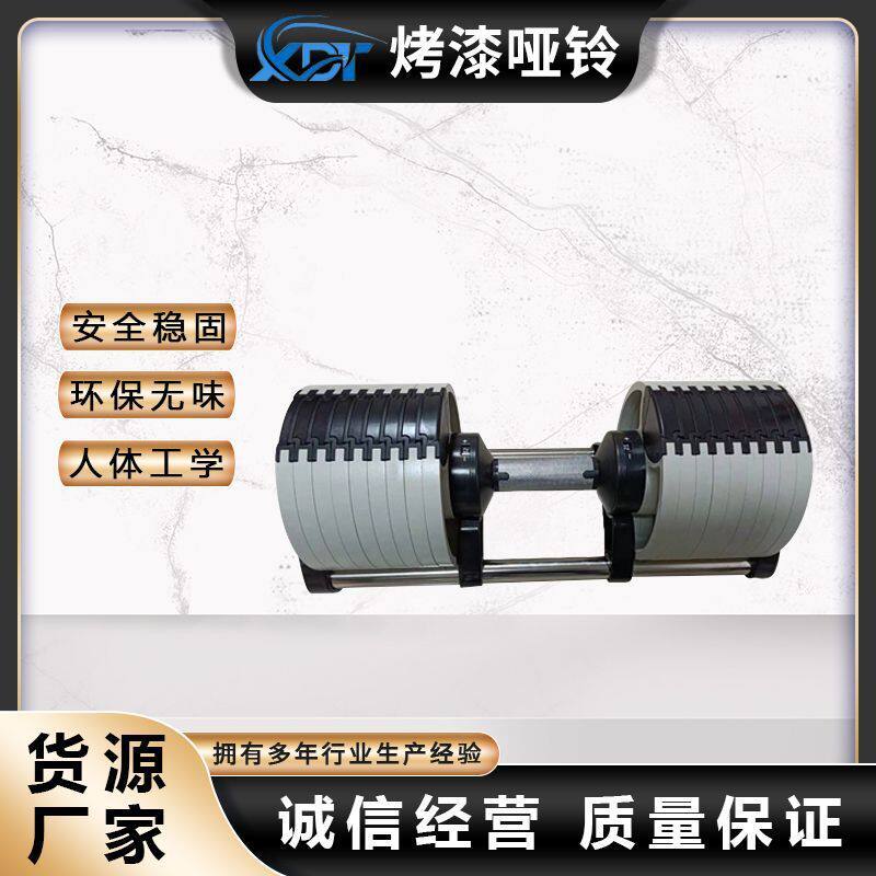 烤漆哑铃可调节家用商用健身房私教商务用 塑身铸铁烤漆哑铃