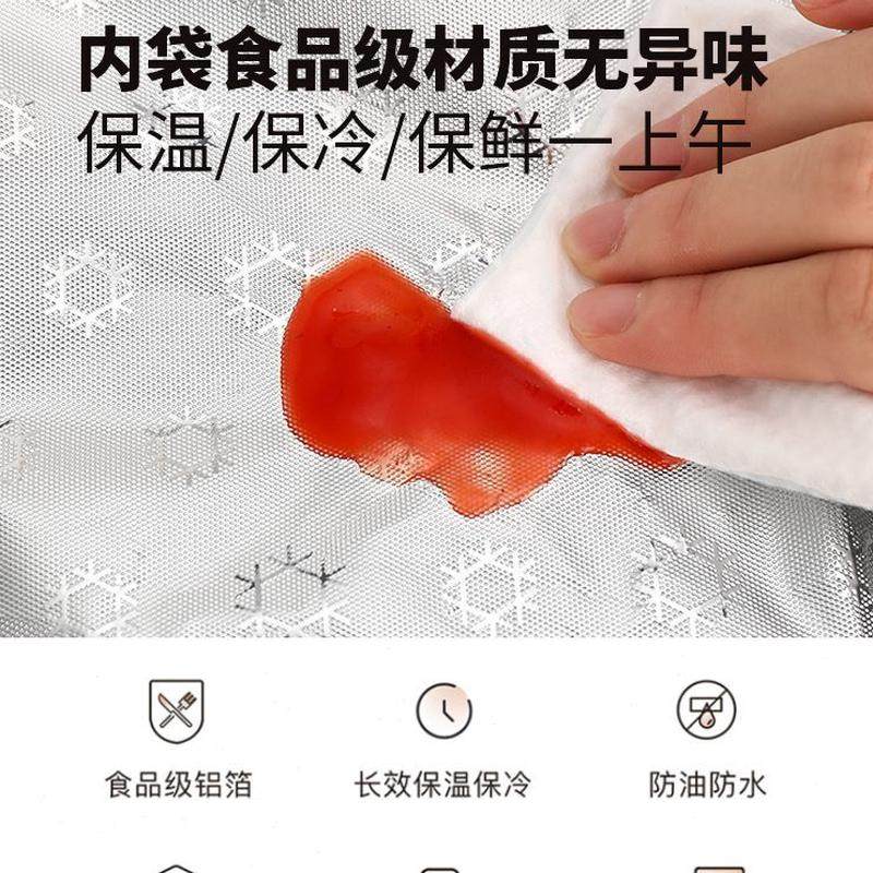 保温袋午餐防水便当加厚铝箔上班族带饭手提包饭盒子饭盒袋学生装,收纳整理,便当包,淘宝优惠券,粉丝福利购,淘宝优惠卷