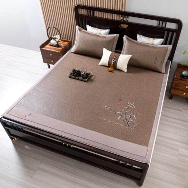 冰丝凉席家用1.8m床1.5米草席子单人1.2可折叠夏季裸睡藤席子9-春,床上用品,藤席,淘宝优惠券,粉丝福利购,淘宝优惠卷