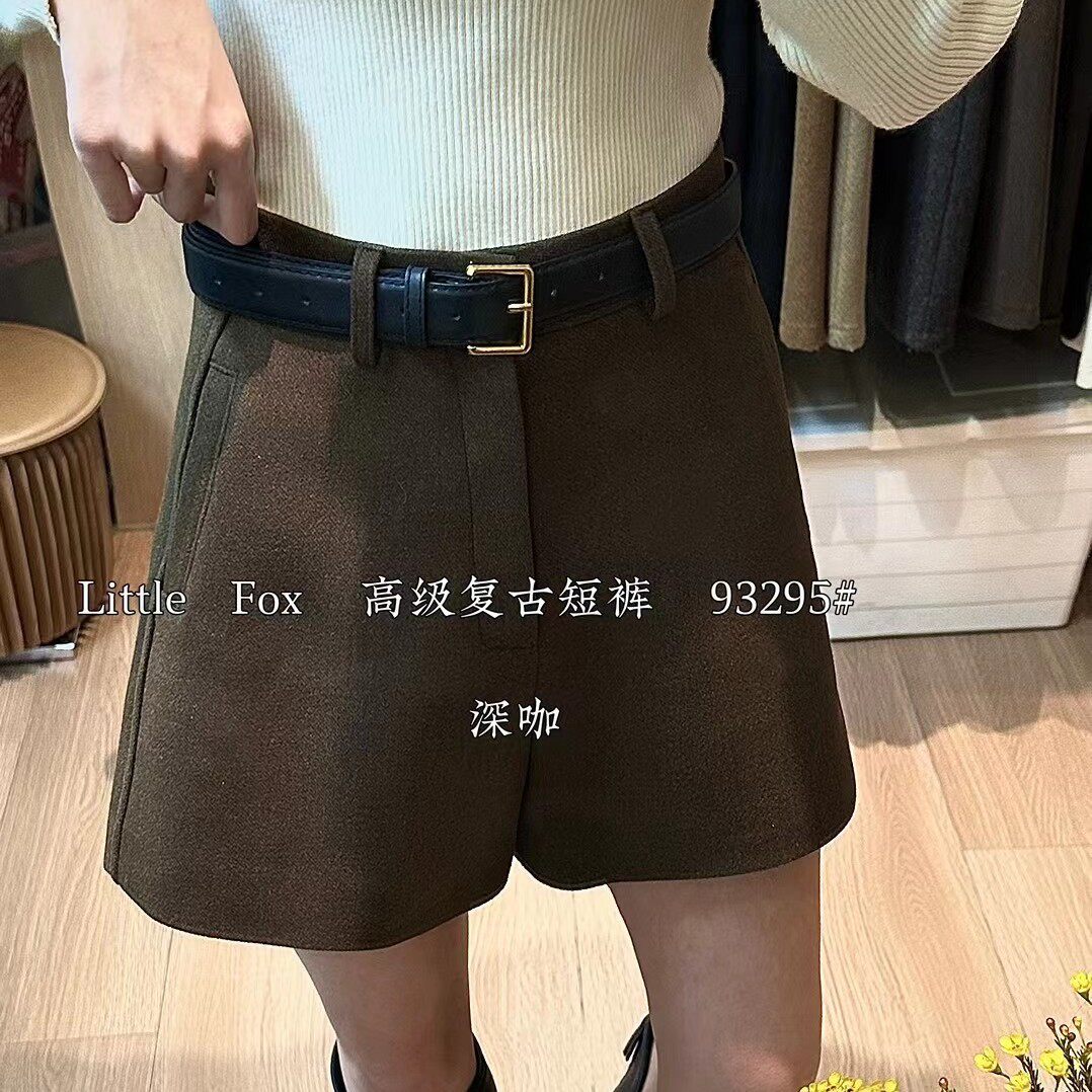 毛呢冬季外穿女遮跨a字阔腿裤宽松显瘦百搭靴裤