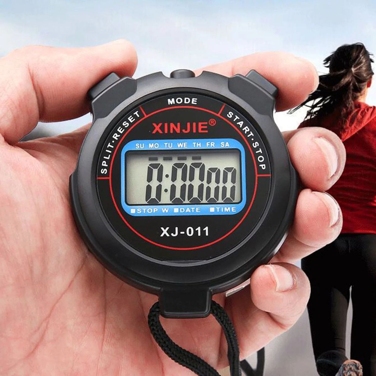Sports Stopwatch Timer Athlete Referee Timer Portable Waterp