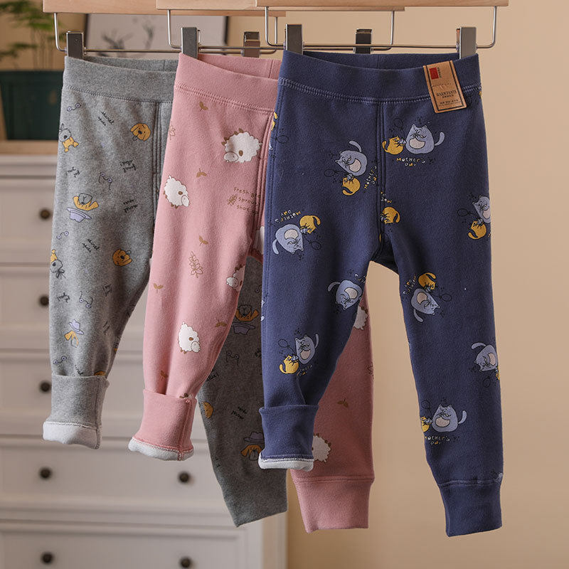 儿童秋冬双层保暖裤宝宝卡通热能裤男童发热秋裤无痕棉毛裤,童装/婴儿装/亲子装,保暖裤,淘宝优惠券,粉丝福利购,淘宝优惠卷