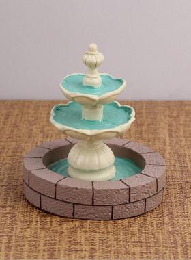 ZAKKA杂货  法国猫 摆件 微景观猫 喷泉道具